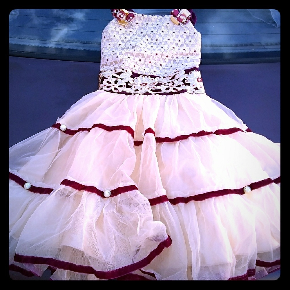 Girls evening dress.